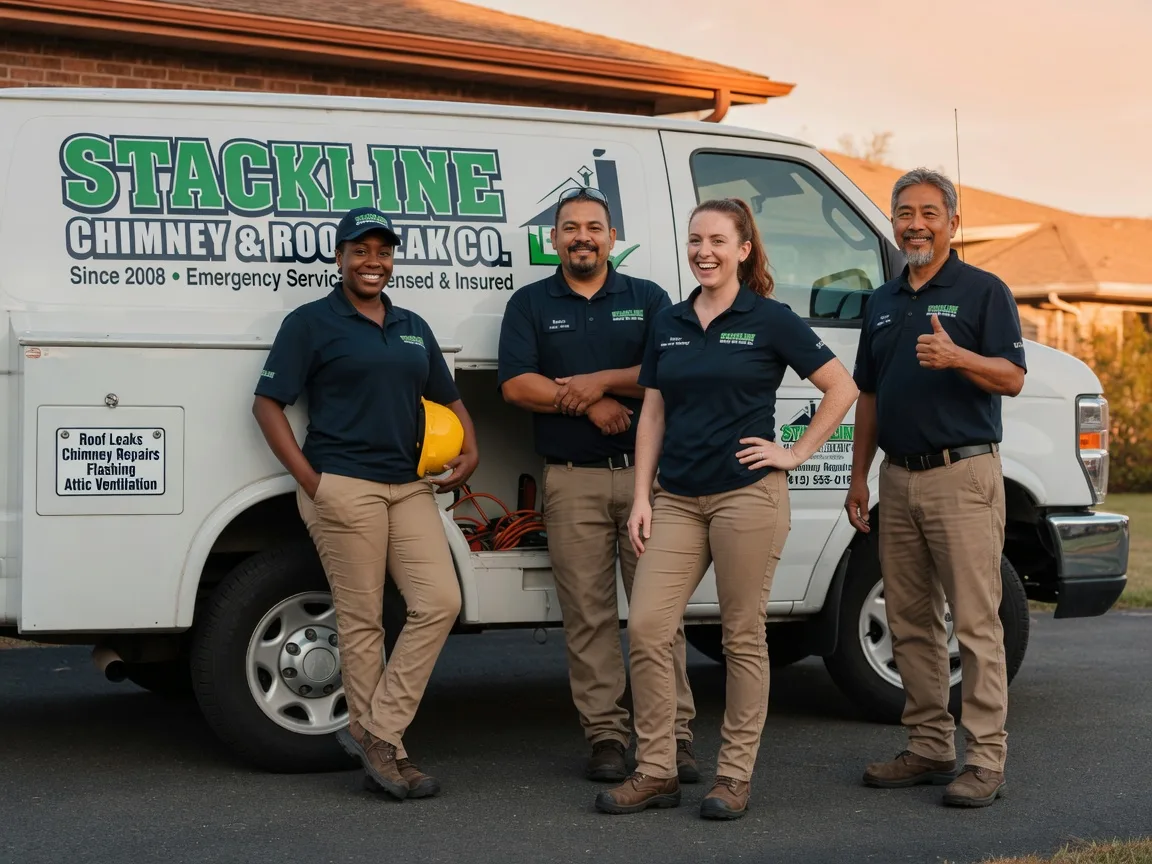 Chimney flashing repair company in Mansfield, OH